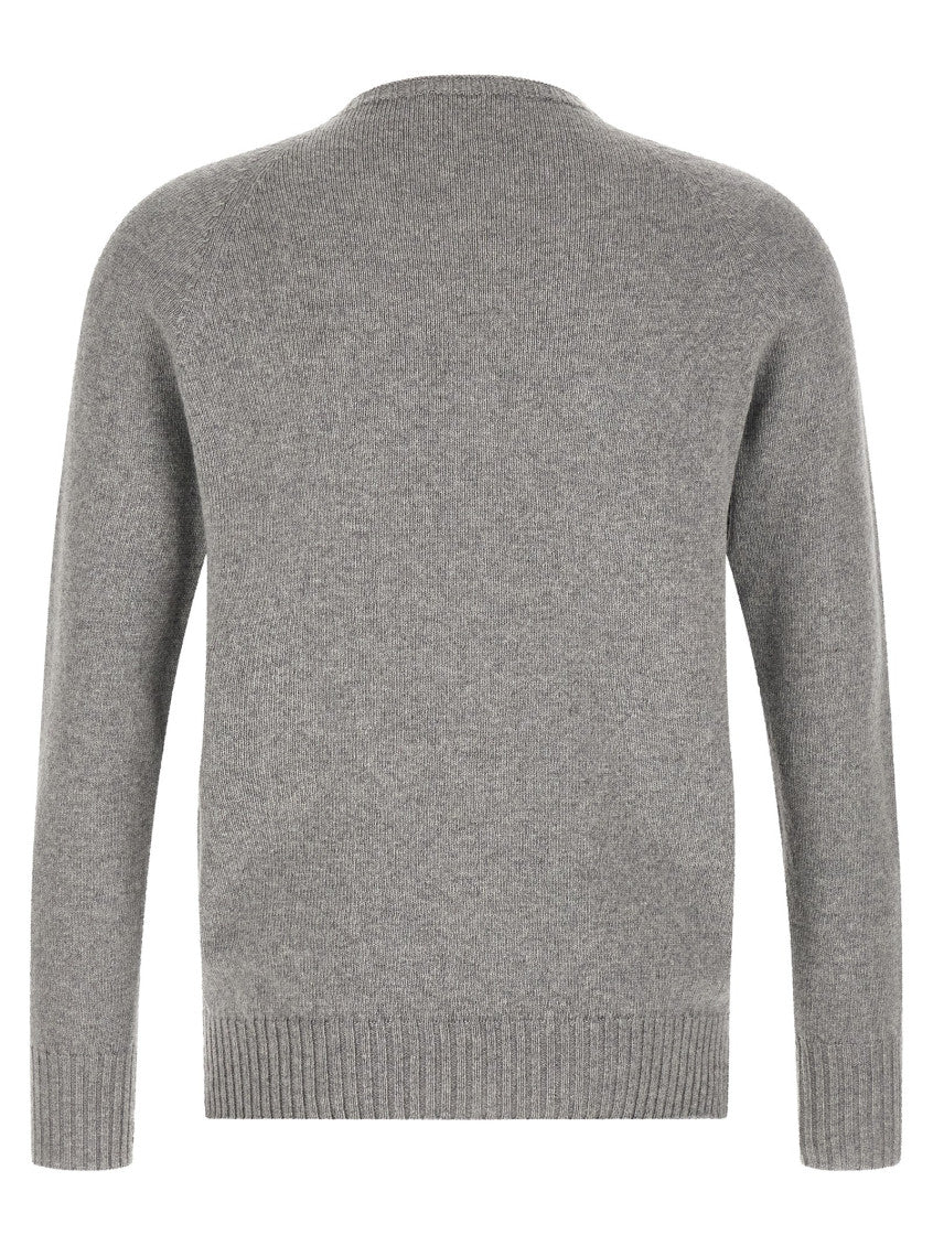 Grey Crew Neck Sweater 2