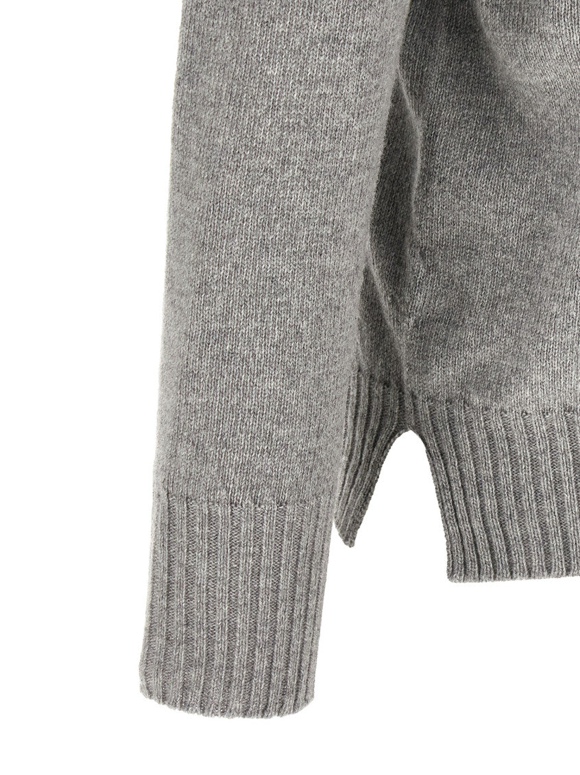 Grey Crew Neck Sweater 4