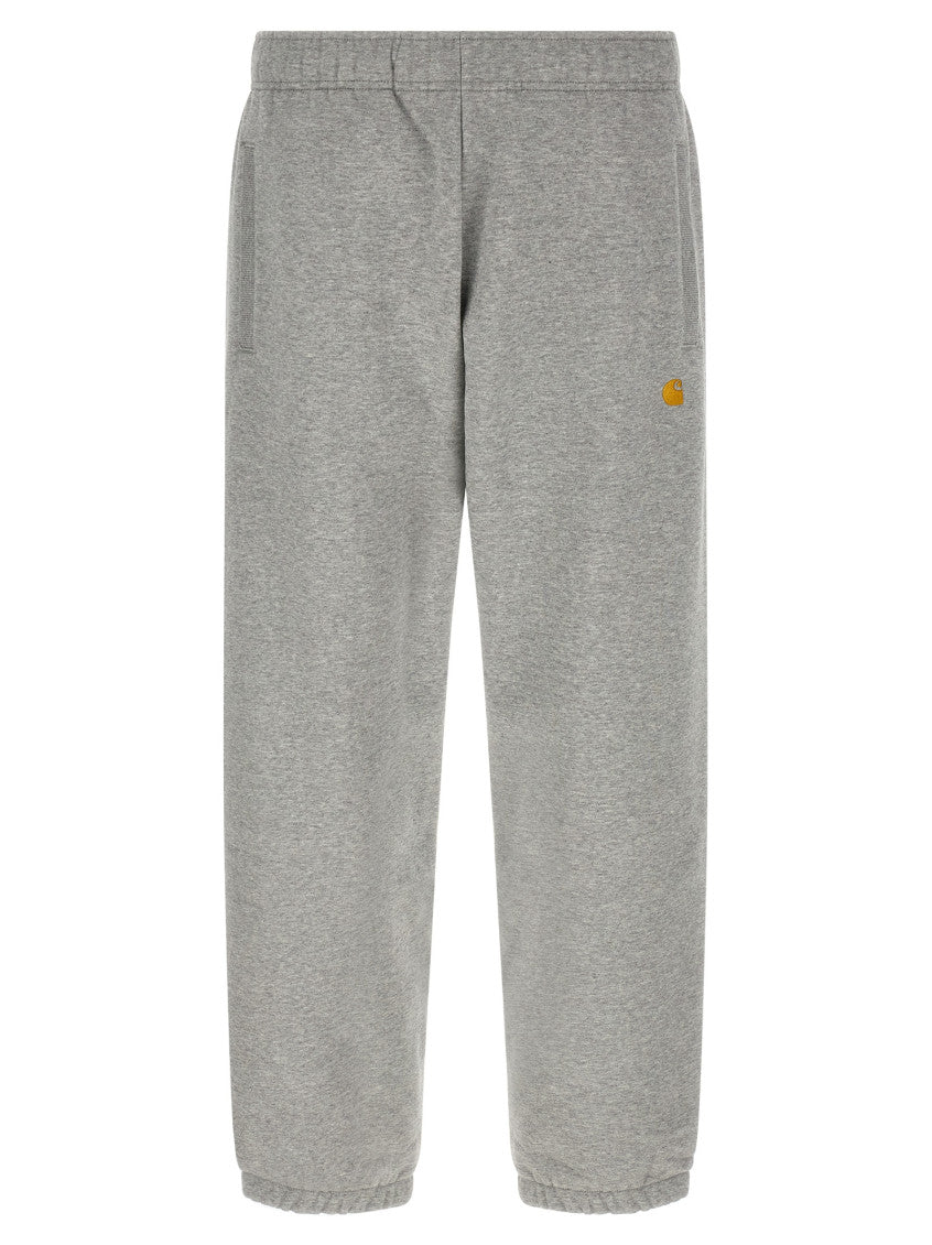 Grey Loose Logo Joggers 1