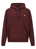 Maroon Relaxed Logo Hoodie 1
