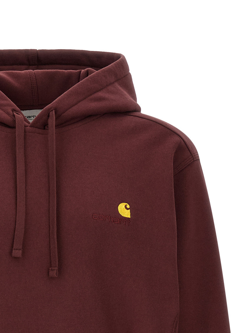 Maroon Relaxed Logo Hoodie 3