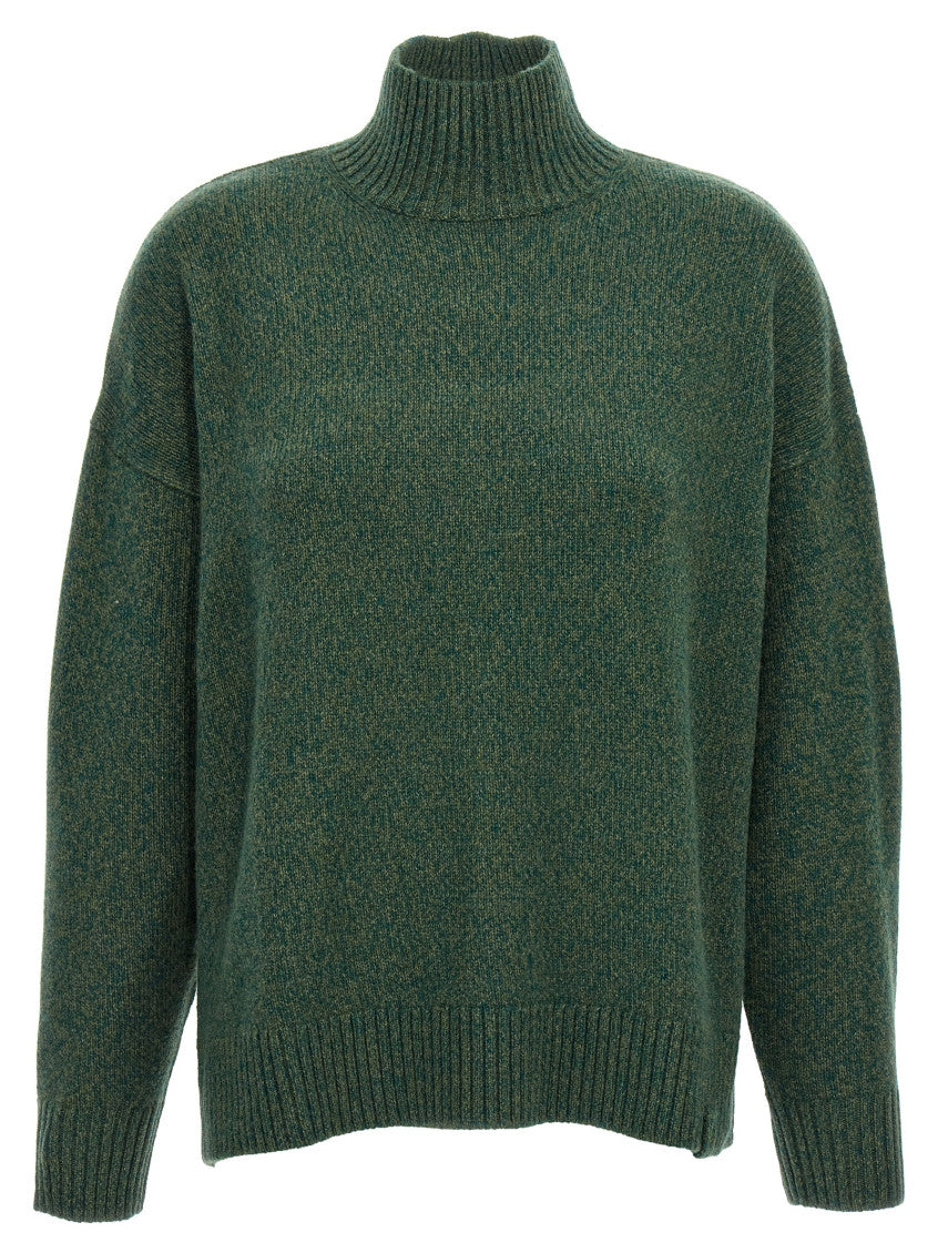 Dark Green Convertible Sweater 1