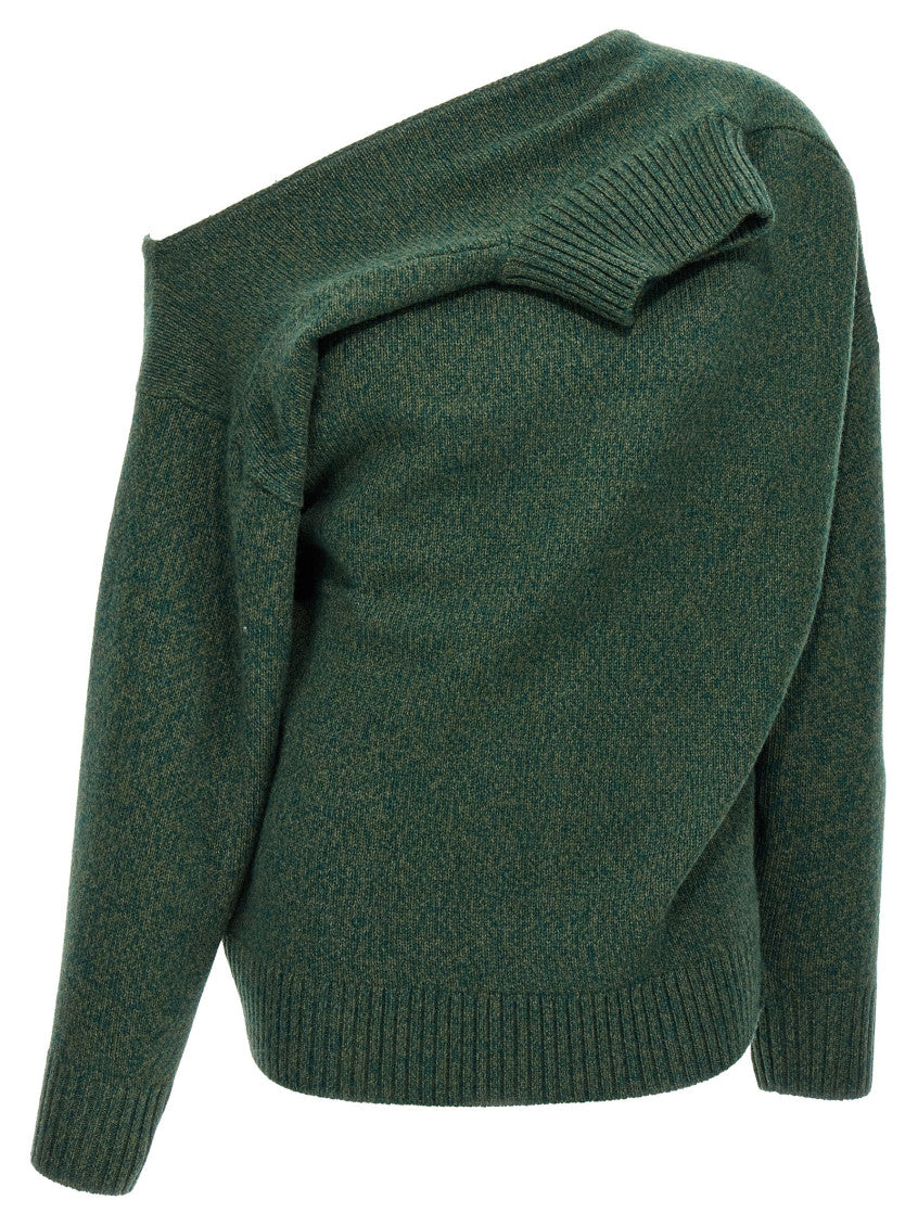 Dark Green Convertible Sweater 3