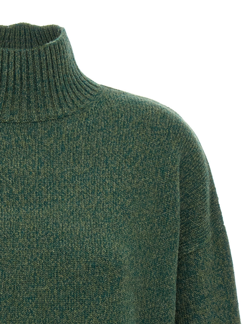 Dark Green Convertible Sweater 4