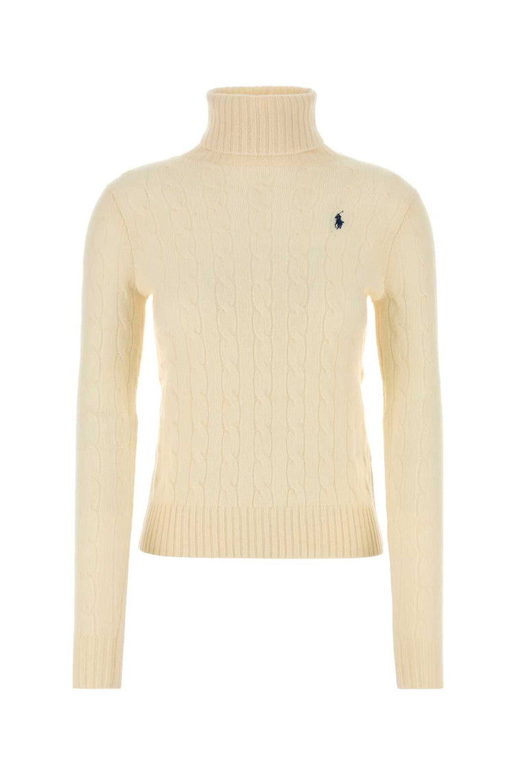 Off White Highneck Logo Sweater 1