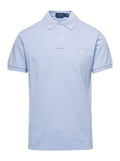 Light Blue Logo Embroidered Polo 1