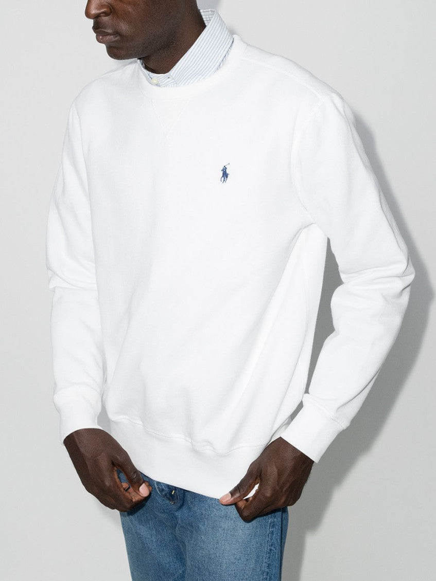 White Logo Sweater 2