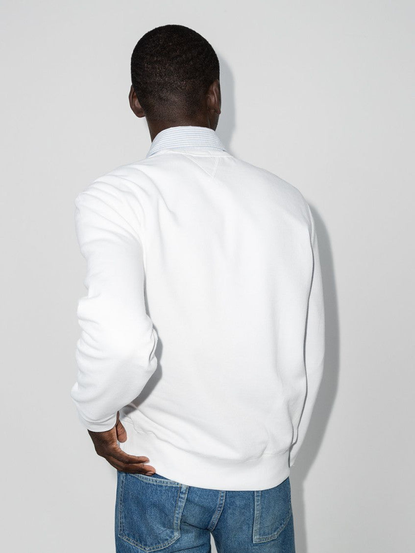 White Logo Sweater 3