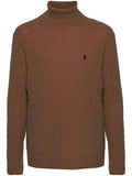 Brown High-neck Sweater 1