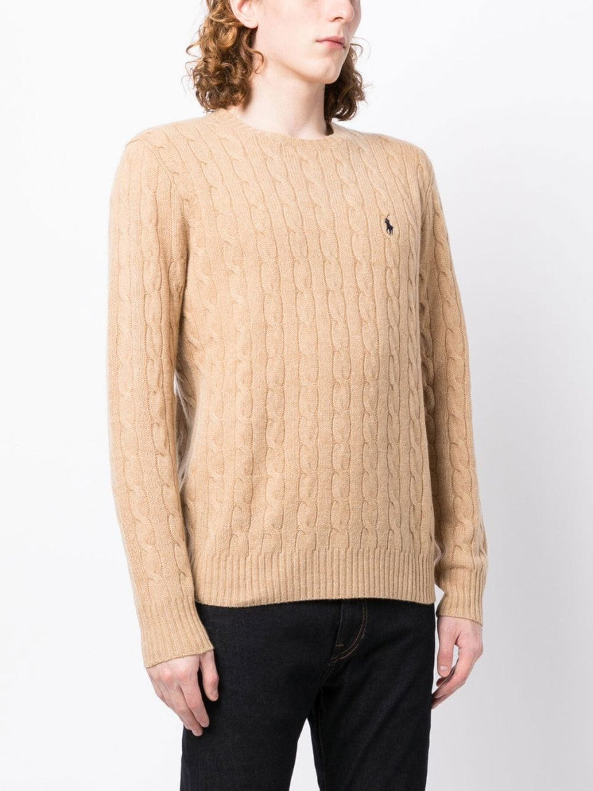Beige Crewneck Pullover 3