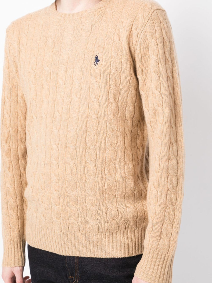 Beige Crewneck Pullover 4