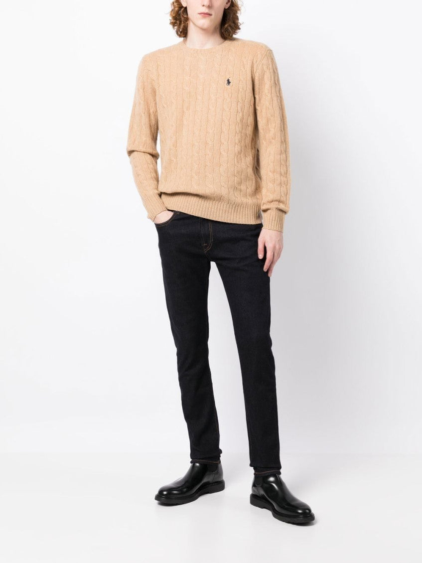 Beige Crewneck Pullover 5