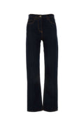 Dark Blue Straight Leg Jeans 1