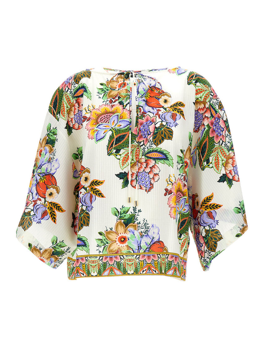 White Printed Top 1