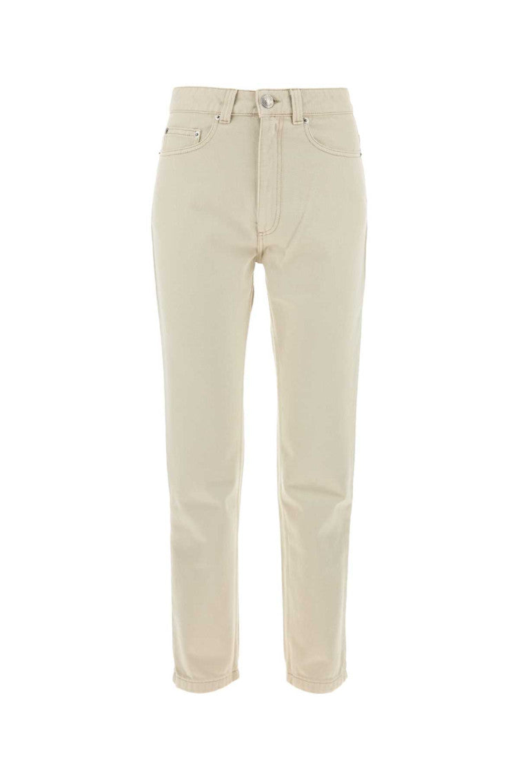 Ivory denim jeans 1