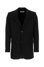 Black wool blazer 1