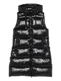 Black Quilted Hood Jacket 1