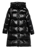 Black Quilted Hood Jacket 1
