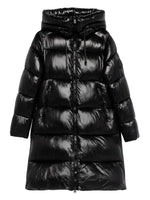 Black Quilted Hood Jacket 1