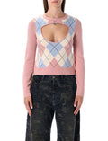 Pink Cut-out Jumoer 1