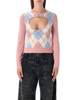 Pink Cut-out Jumoer 1