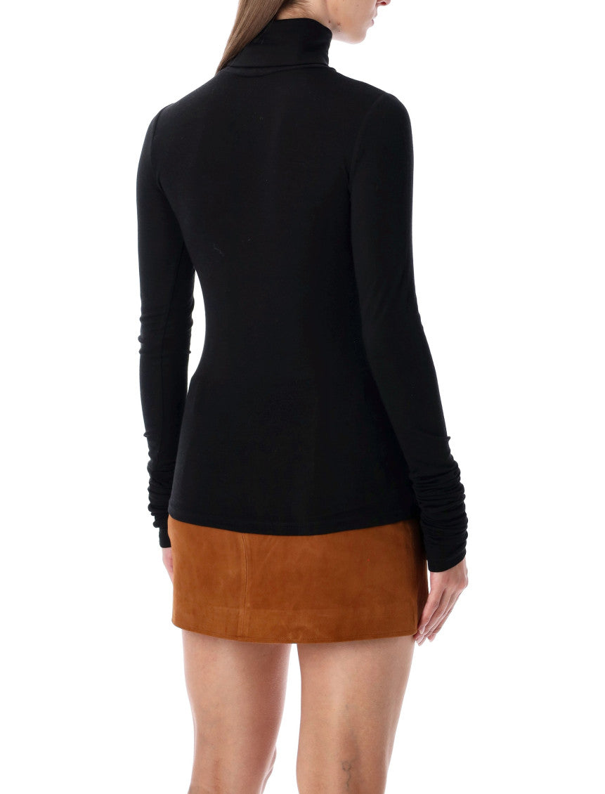 Black High-neck Sweater 2