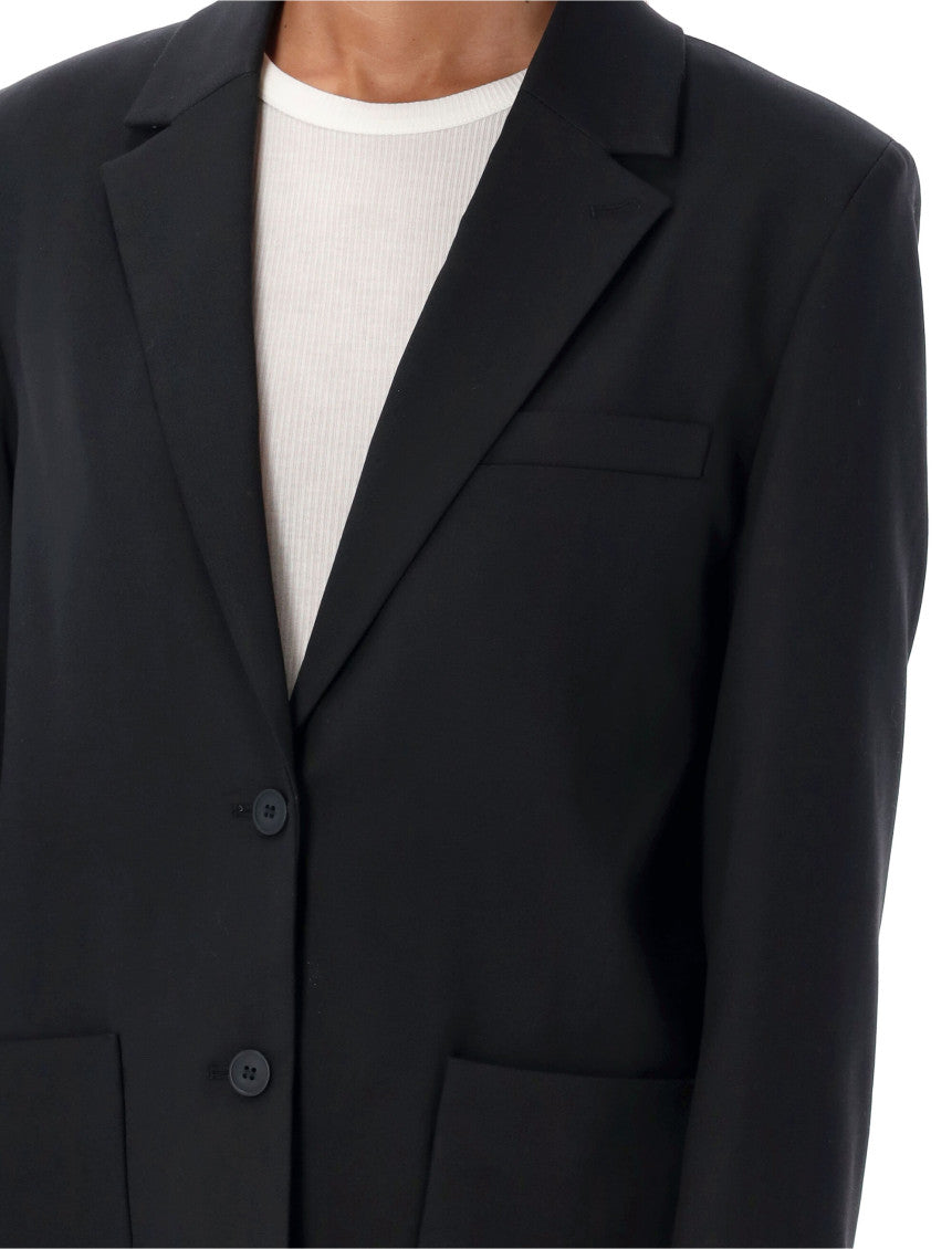 Black Patch-Pocket Blazer 3