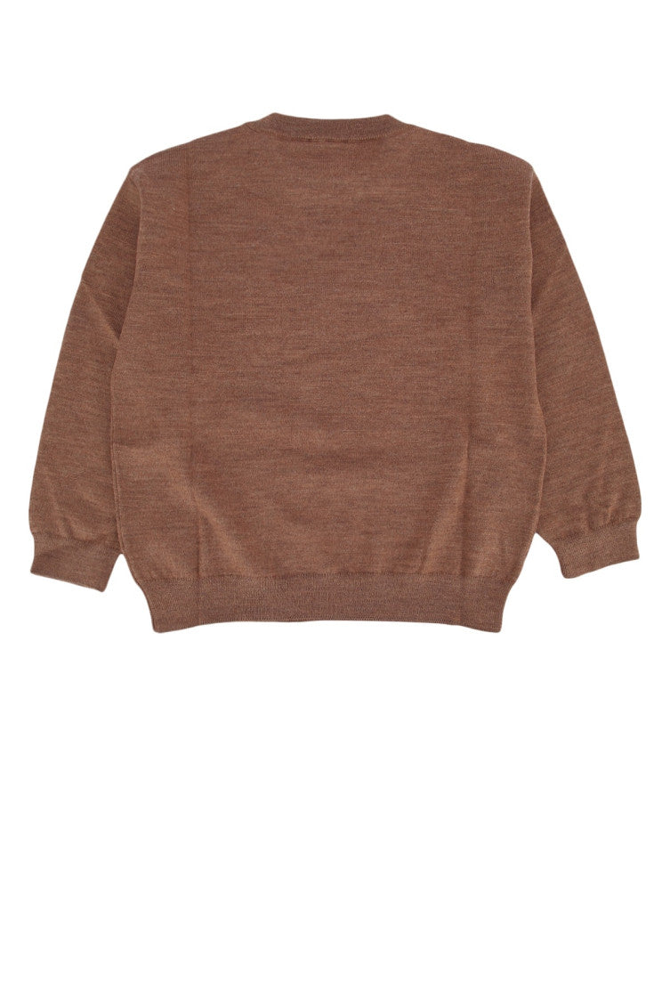 Kids Brown Logo Sweater 2