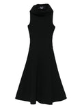 Black High-neck Dress 1