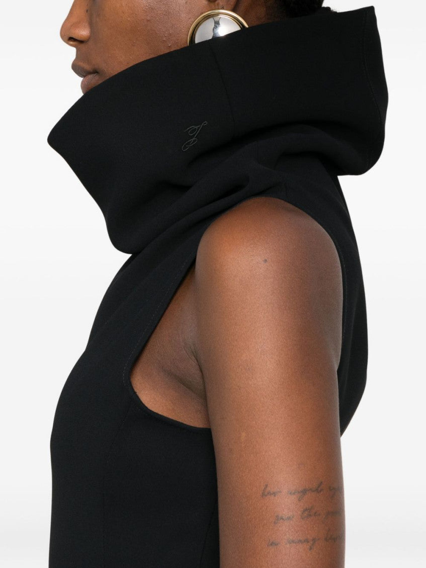 Black High-neck Dress 4