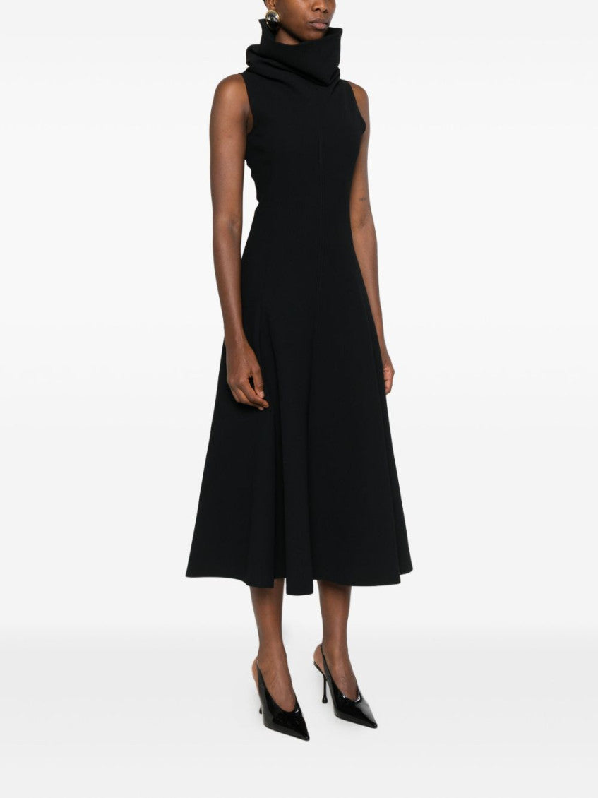 Black High-neck Dress 5