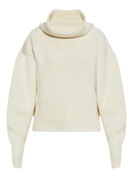White High-neck Sweater 1