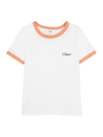 Girls White Logo T-Shirt 1