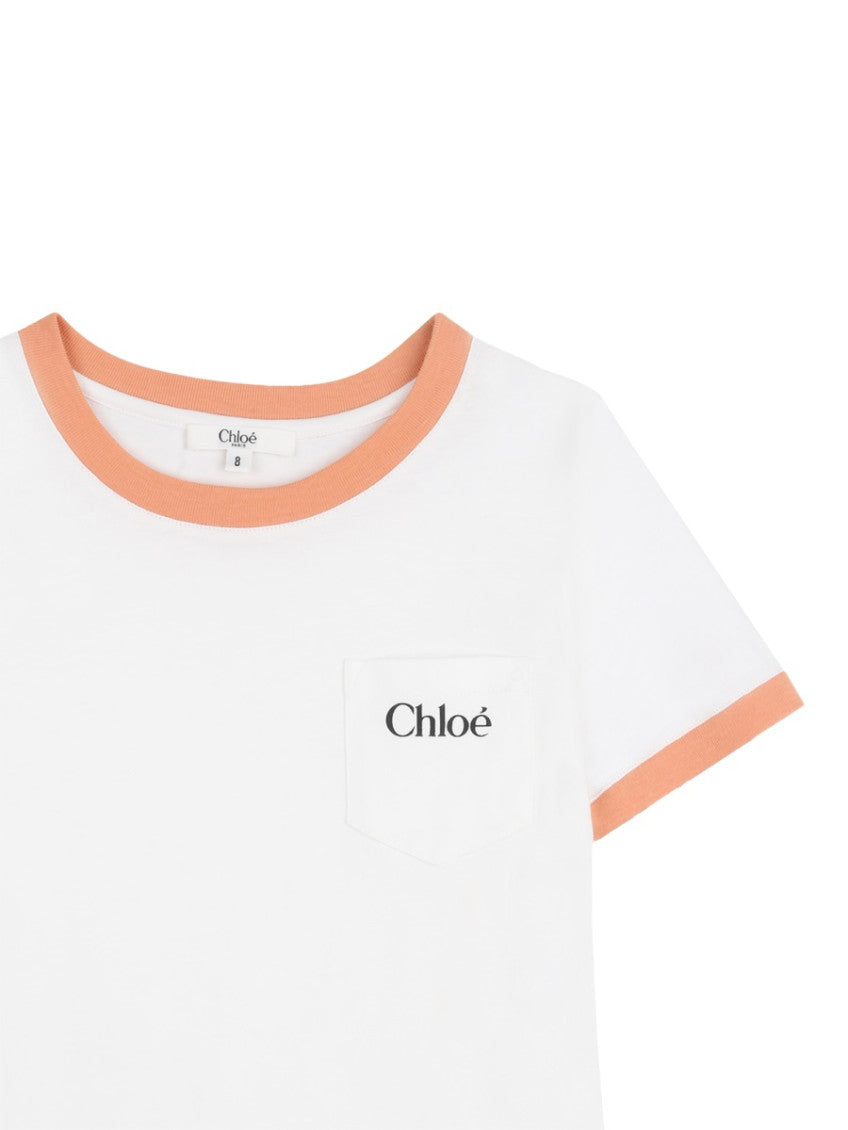 Girls White Logo T-Shirt 3