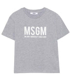 Girls Grey Logo T-Shirt 1