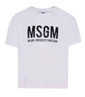 Girls White Logo T-Shirt 1