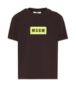 Girls Dark Brown Logo T-Shirt 1