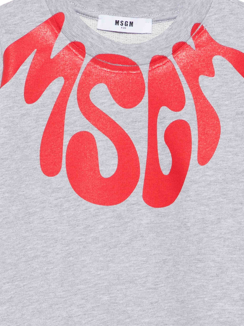 Girls Grey Logo Sweatshirt 3