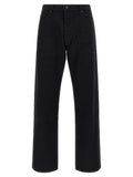Black Straight Mid Rise Jeans 1