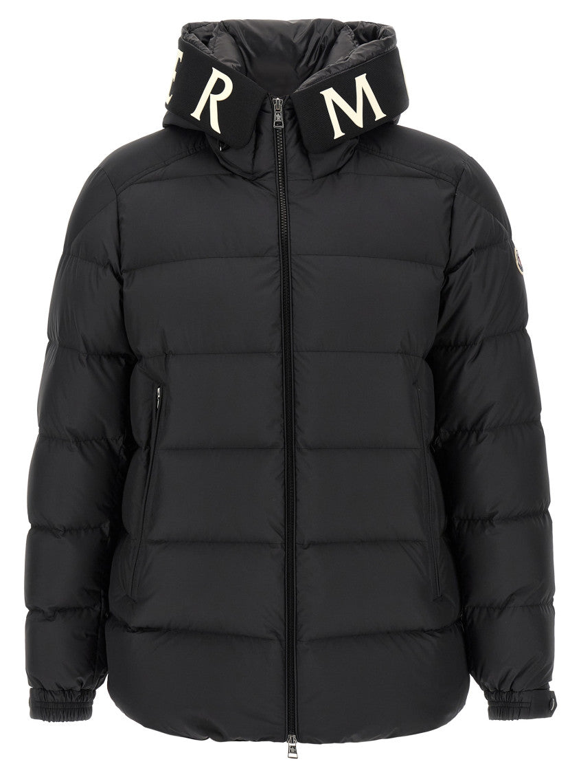 Black Quilted Hood Jacket 1