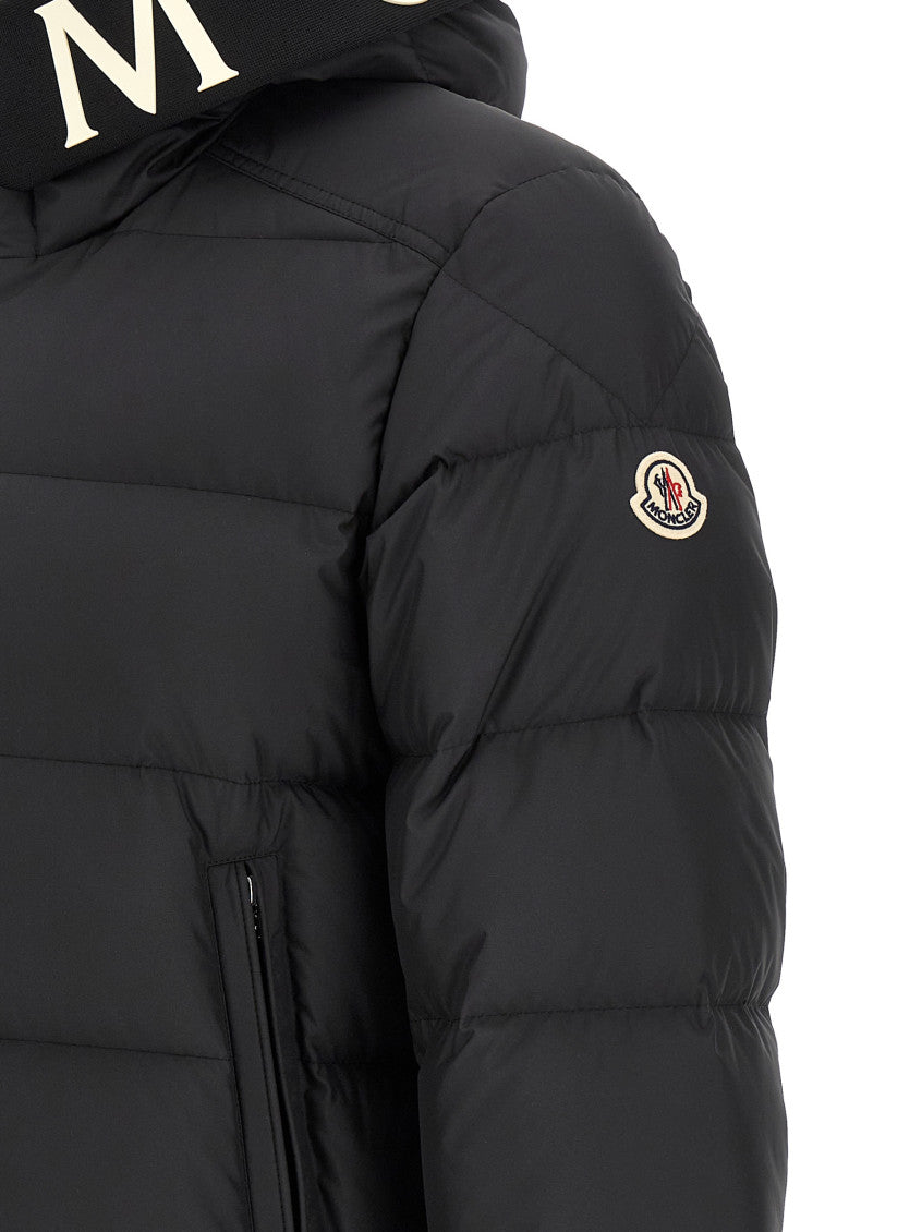 Black Quilted Hood Jacket 4