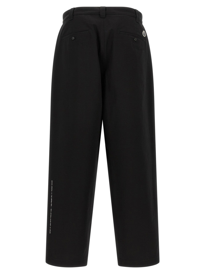 Black Straight Flat Front Pants 2