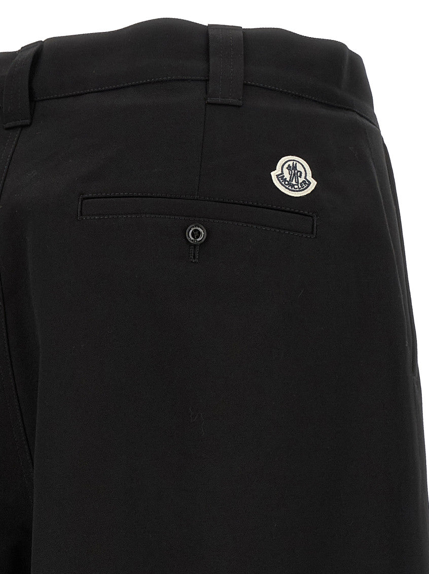 Black Straight Flat Front Pants 4