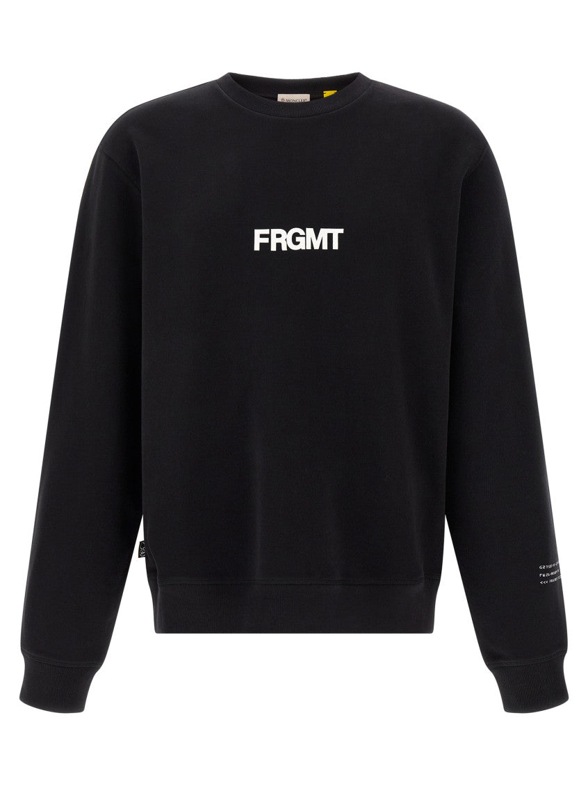 Black Graphic Crew Neck Sweatshirt 1