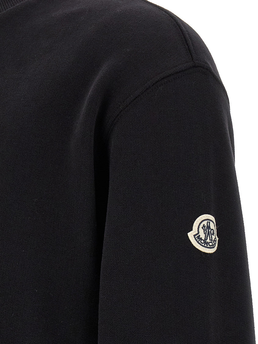 Black Graphic Crew Neck Sweatshirt 4