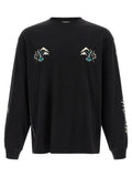 Black Graphic Crew Neck T-Shirt 1