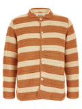 Orange Regular Stripes Shirt 1