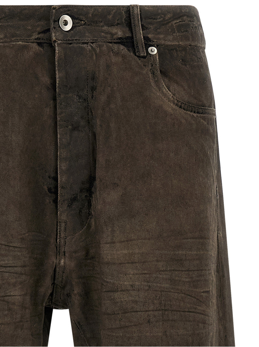 Brown Relaxed Mid Rise Jeans 3
