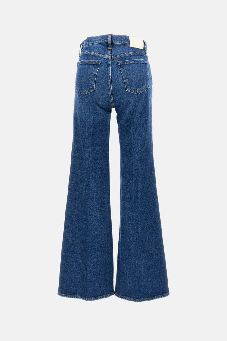 Blue Flared Jeans 2