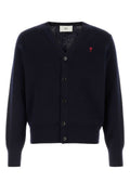 Navy Blue Wool Cardigan 1